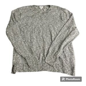 J CREW Crewneck Sweater Men's Large Casual Top EUC Grey Long Sleeve Pullover